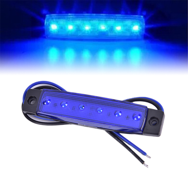 1PC Truck Side Marker Indicator Light Turn Signal Lamp 12V LED Auto Car Bus Lorry Trailer Tail Warning Lamp Brake Lights