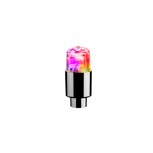 2pc Tire Valves Cap Light for Car Motorcycle Bicycle Wheel Tyre LED Colorful Lamp Cycling Hub Glowing Bulb Accessories