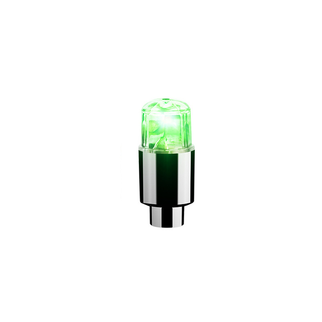 2pc Tire Valves Cap Light for Car Motorcycle Bicycle Wheel Tyre LED Colorful Lamp Cycling Hub Glowing Bulb Accessories