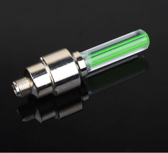 2PCS Bike Light LED Flash Wheel Tire Valve Cap Car Lights 4 Colors Tire Lamp For Car Motorcycle Bicycle