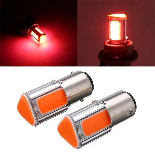 2pcs 1156/1157 COB LED Car Reverse Backup Tail Stop Brake Light Bulb