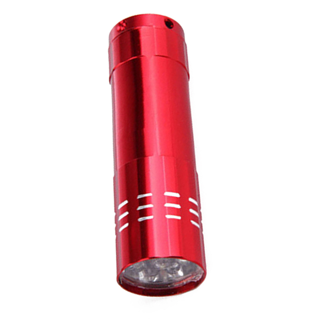 1Pc Nail Dryer Mini 9 LED Lights Flashlight UV Lamp Portable Nail Gel Mask Fast Drying Manicure Tool
