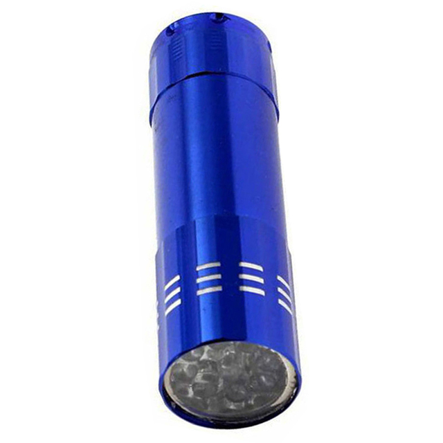 1Pc Nail Dryer Mini 9 LED Lights Flashlight UV Lamp Portable Nail Gel Mask Fast Drying Manicure Tool