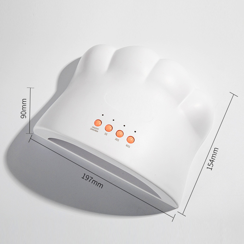 Cute Cat Paw Shape UV LED Nail Lamp 48W Nail Dryer with 3 Timers Light for Gel Nails Polish Home Salon Manicure Nail Equipment
