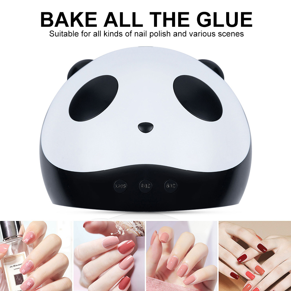 36W Nail UV/LED Lamp Panda Nail Dryer 60S/90S/120S Fast Curing Infrared Sensing Nail Lamp Manicure Tool