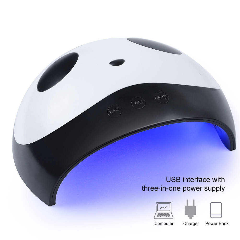 36W Nail UV/LED Lamp Panda Nail Dryer 60S/90S/120S Fast Curing Infrared Sensing Nail Lamp Manicure Tool