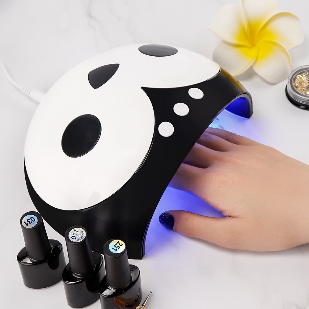 30W 15LED Beads Penguin Nail Dryer USB LED Nail Lamp UV Nail Lamp UV Gel Nail Fast Drying Lamp Auto Sensor Cute Cartoon Lamp
