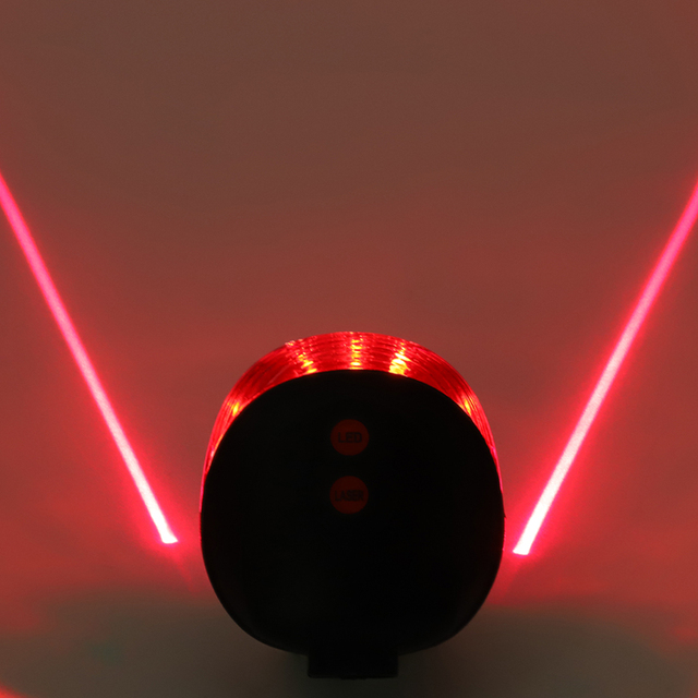 Waterproof Bicycle Cycling Lights Taillights LED Laser Safety Warning Bicycle Lights Bicycle Tail Bicycle Accessories Light