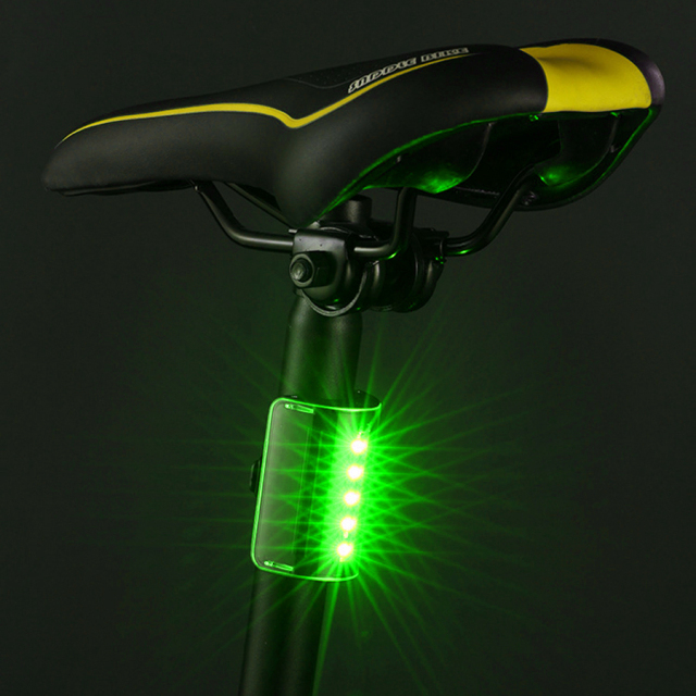 1pcs Smart Sensing Bicycle Taillight Waterproof Mtb Rear Tail Light LED USB Rechargeable Cycling Lamp Portable Light Bike Accessories