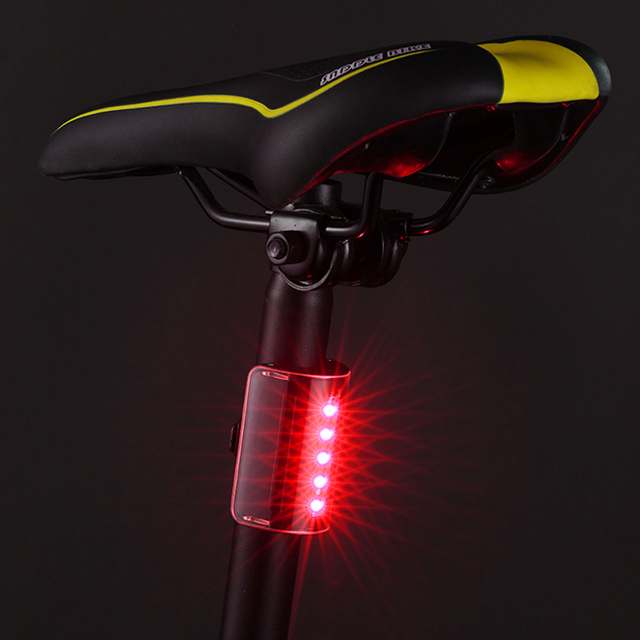 1pcs Smart Sensing Bicycle Taillight Waterproof Mtb Rear Tail Light LED USB Rechargeable Cycling Lamp Portable Light Bike Accessories