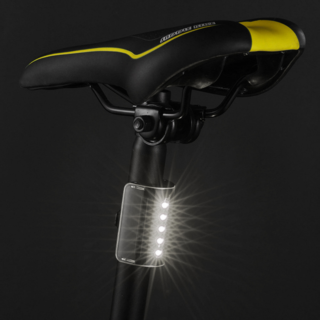 1pcs Smart Sensing Bicycle Taillight Waterproof Mtb Rear Tail Light LED USB Rechargeable Cycling Lamp Portable Light Bike Accessories