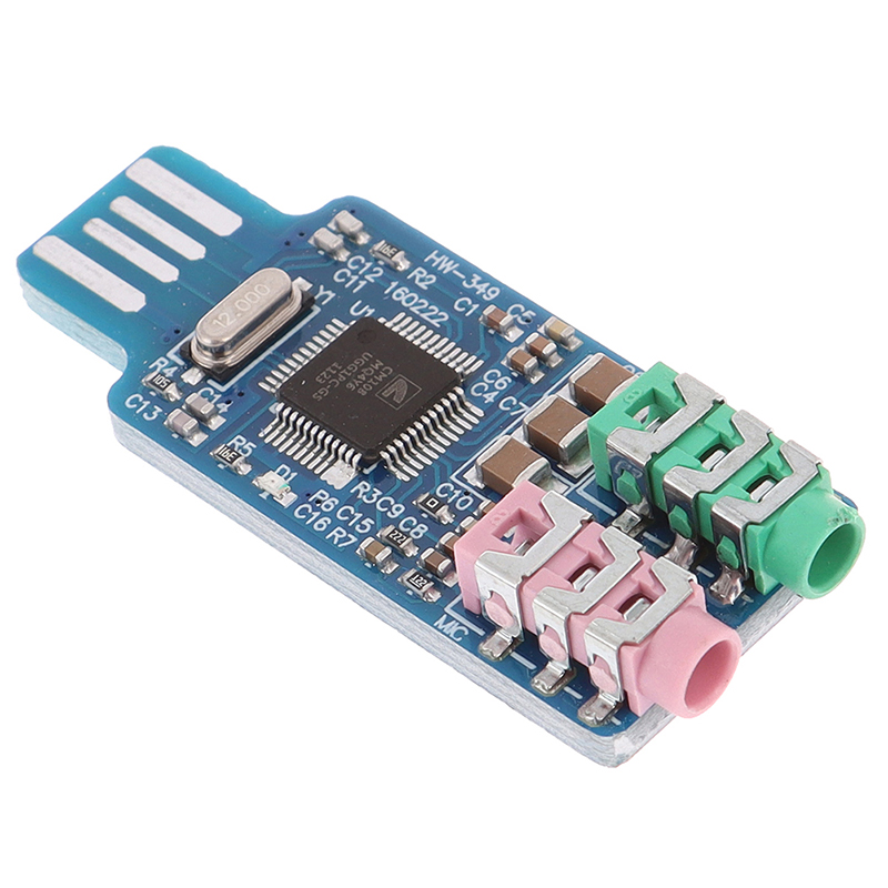 CM108 USB Drive Free USB Sound Card Laptop Computer External Sound Card Module