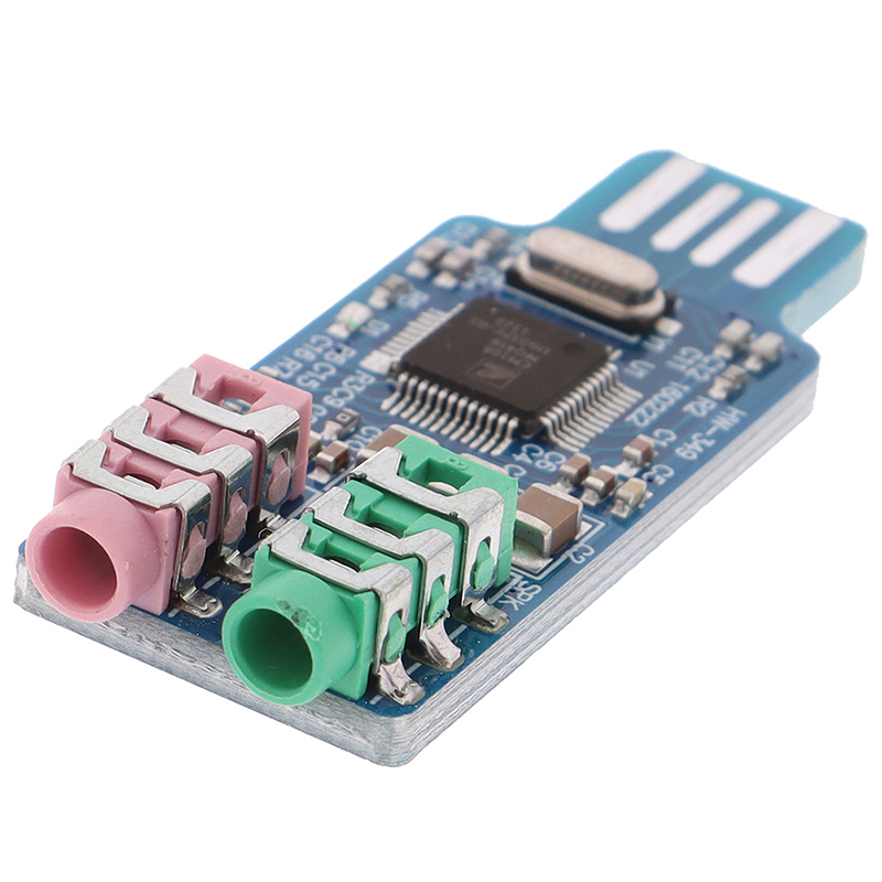 CM108 USB Drive Free USB Sound Card Laptop Computer External Sound Card Module