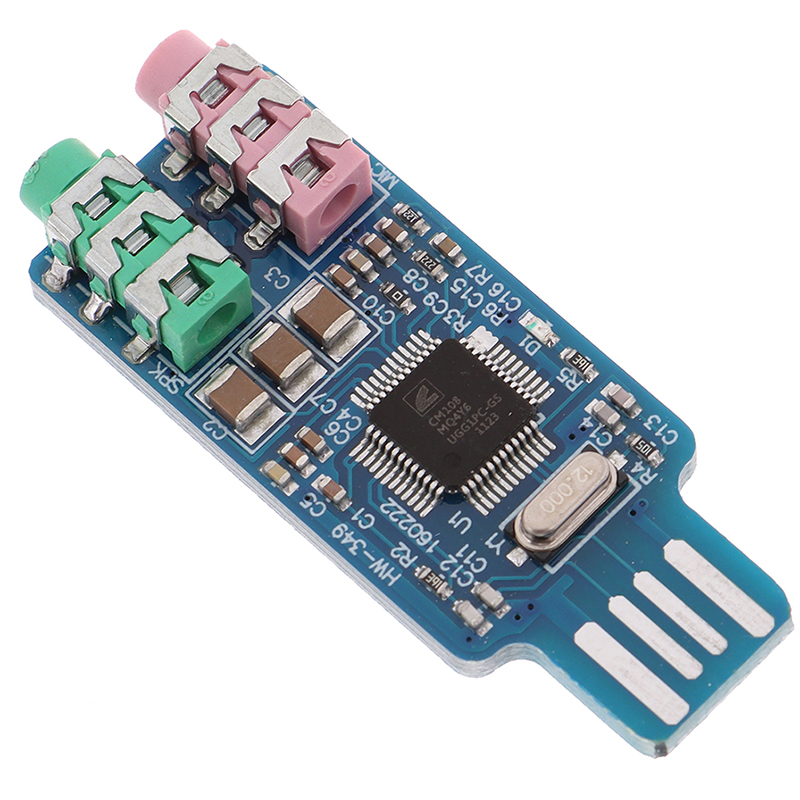 CM108 USB Drive Free USB Sound Card Laptop Computer External Sound Card Module