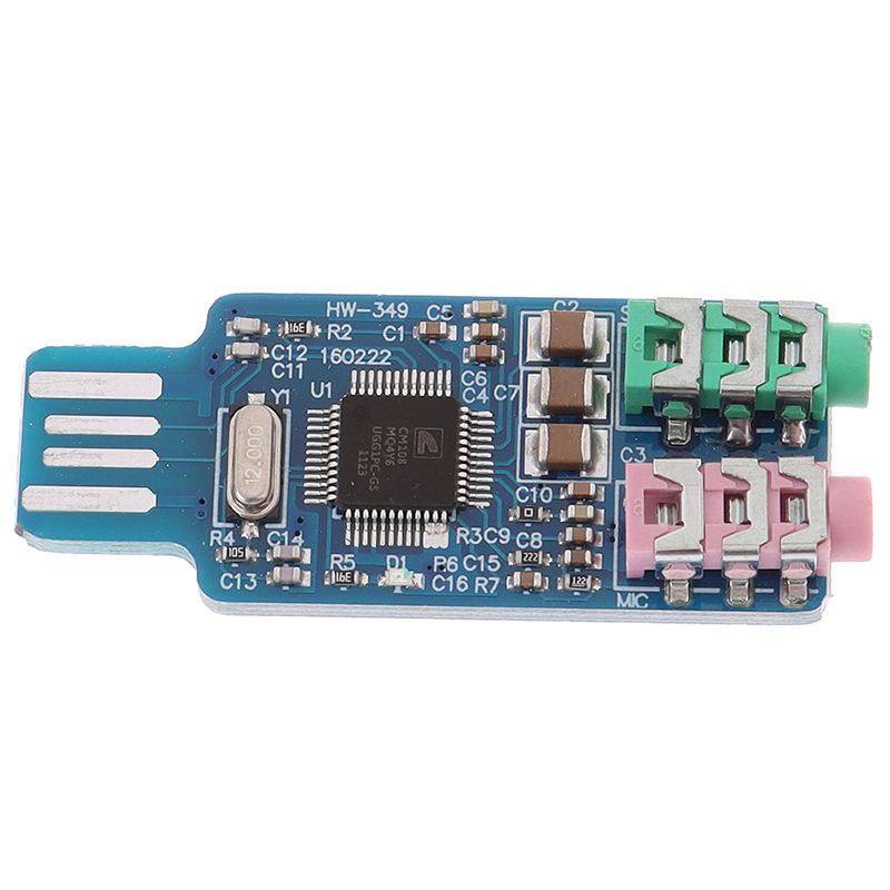 CM108 USB Drive Free USB Sound Card Laptop Computer External Sound Card Module