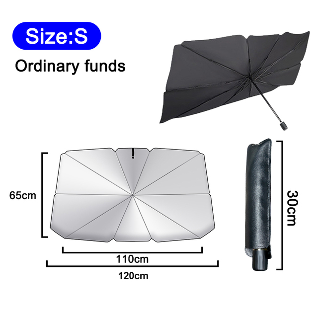 Car Windshield Sunshade Umbrella Type Sun Shade for Car Window  Protection Parasol Heat Insulation Cloth for Car Front Shading