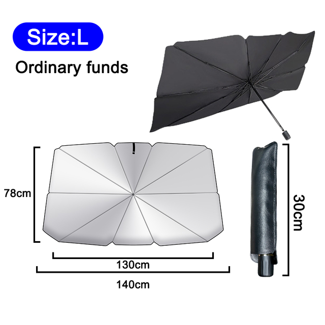 Car Windshield Sunshade Umbrella Type Sun Shade for Car Window  Protection Parasol Heat Insulation Cloth for Car Front Shading