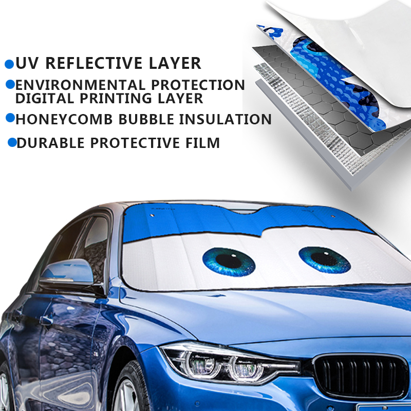 Parasol Car Sun Visor Front Windshield Sun Shade Cars Window Covers Solar Protection Sun Visor Car Eyes Auto Windshield Sunshade