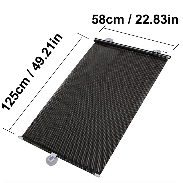 Car Auto Retractable Sun Shade Protector Parasol Front Window Sunshade Cover Curtains Interior Windshield Protection Accessories