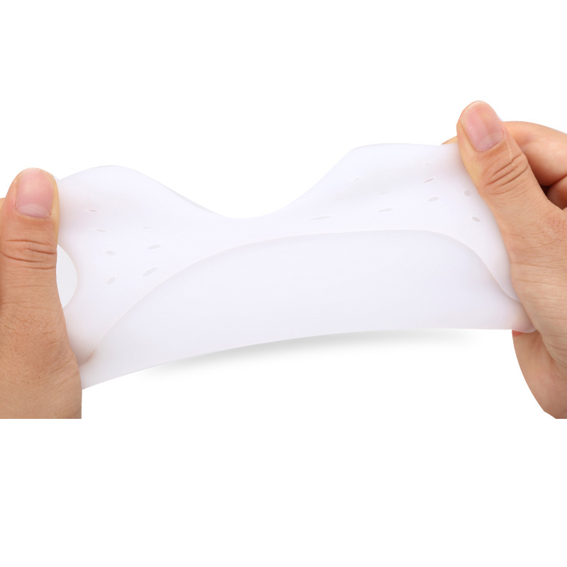 1pair Soft Forefoot Pads Silicone Gel Pointe Toe Finger Cover Pain Protector High Heels Gel Pads for Feet Ballet Foot Carere