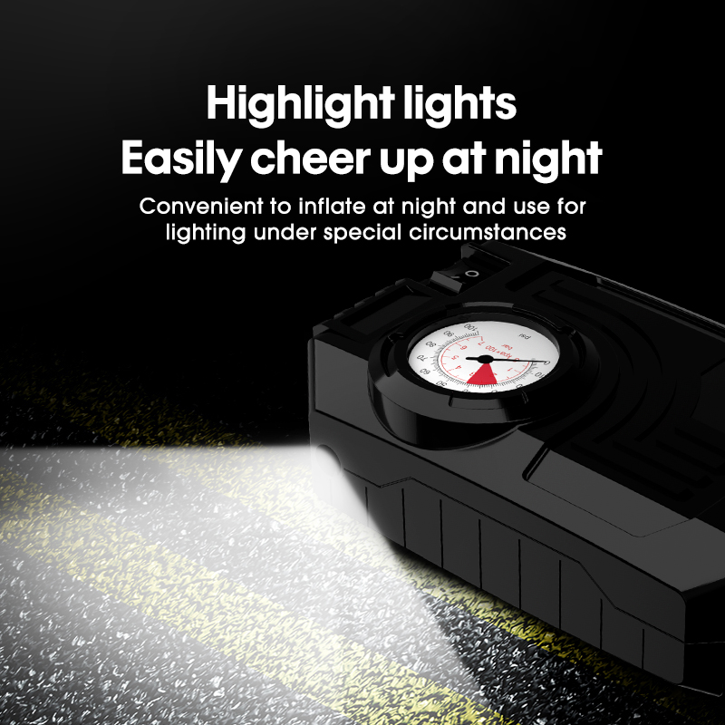 Air Compressor Car Tire Inflator Car Portable Air Compressor Pump Air Compressor For Auto Car Motorcycles Bicycles LED Light