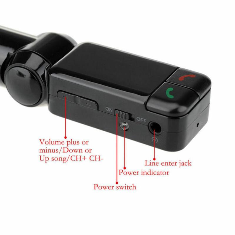 Car MP3 Player FM Transmitter Handsfree Wireless Bluetooth Kit Led Car Mp3 Player USB Charger FM Modulator Car Accessories