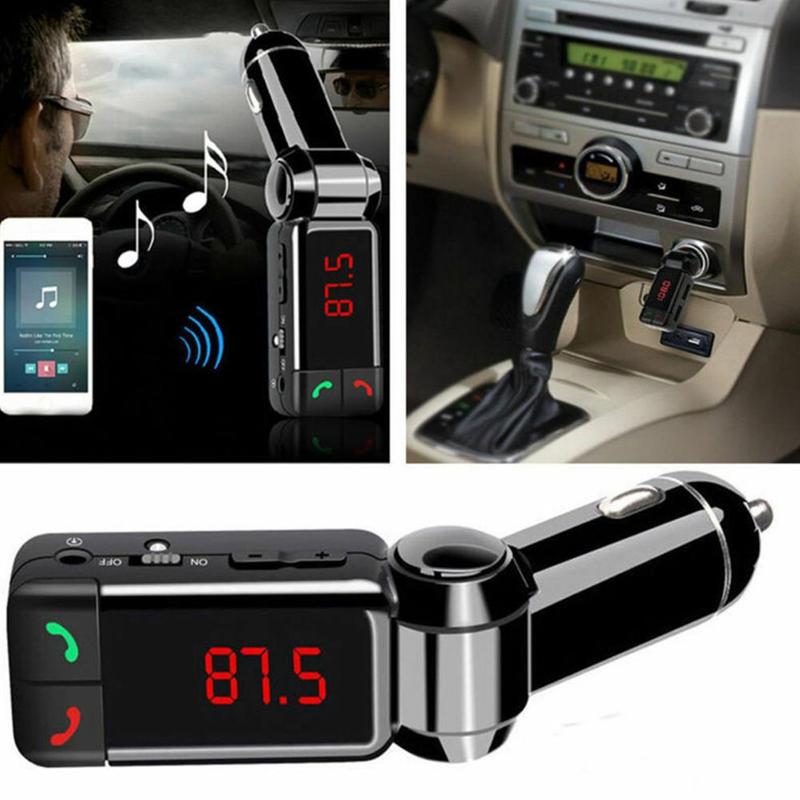 Car MP3 Player FM Transmitter Handsfree Wireless Bluetooth Kit Led Car Mp3 Player USB Charger FM Modulator Car Accessories