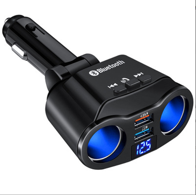 Car Bluetooth Transmitter Car Handsfree FM Transmitter MP3 Music Player Kit USB Quick Charge Auto Cigarette Lighter Adapter