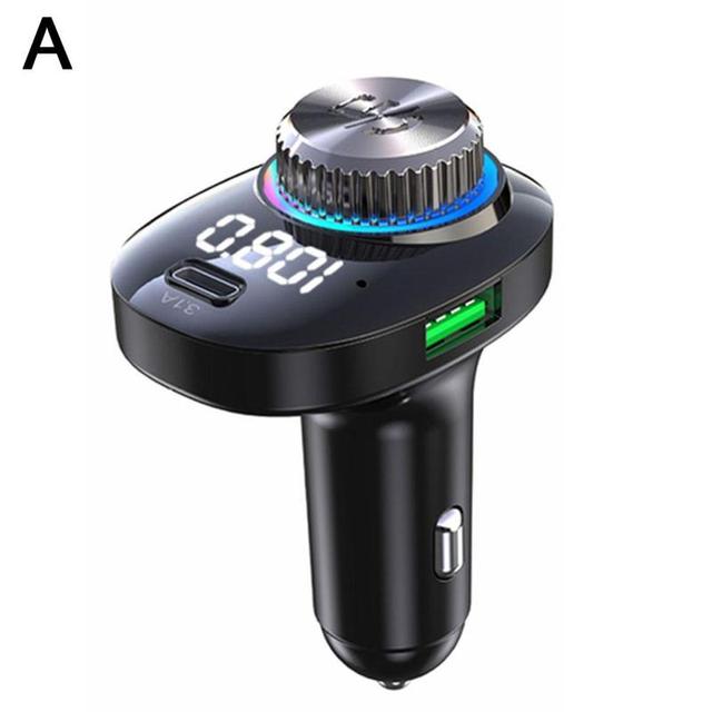 C19/C18 Bluetooth Car Adapter Bluetooth Transmitter for Car MP3 Player FM Transmitter Receiver Support SD Card USB Flash Drive