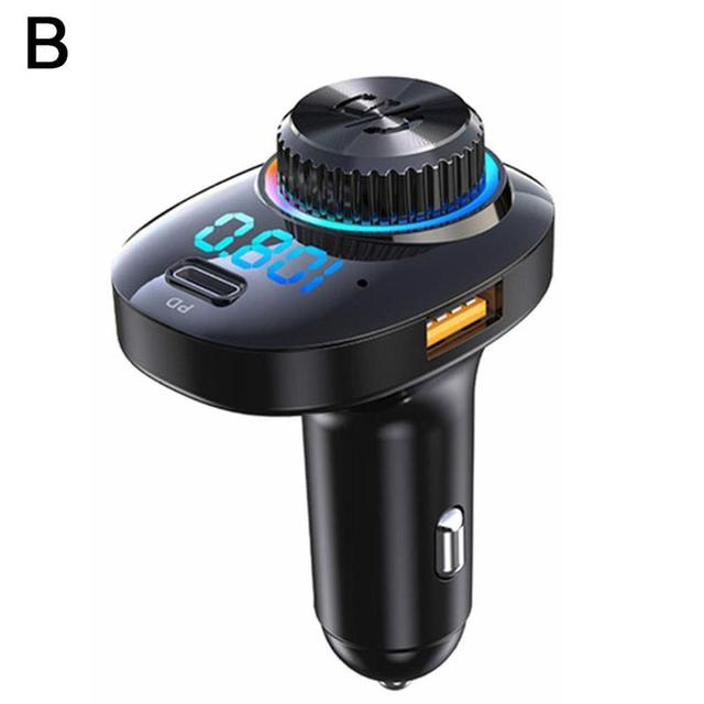 C19/C18 Bluetooth Car Adapter Bluetooth Transmitter for Car MP3 Player FM Transmitter Receiver Support SD Card USB Flash Drive