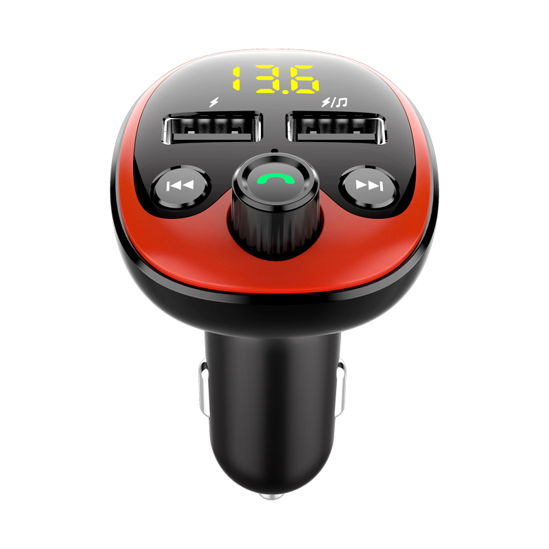 Car Bluetooth-Compatible 5.0 FM Transmitter Wireless Handsfree Audio Receiver MP3 Player 3.1A Dual USB Charger Car Accessories