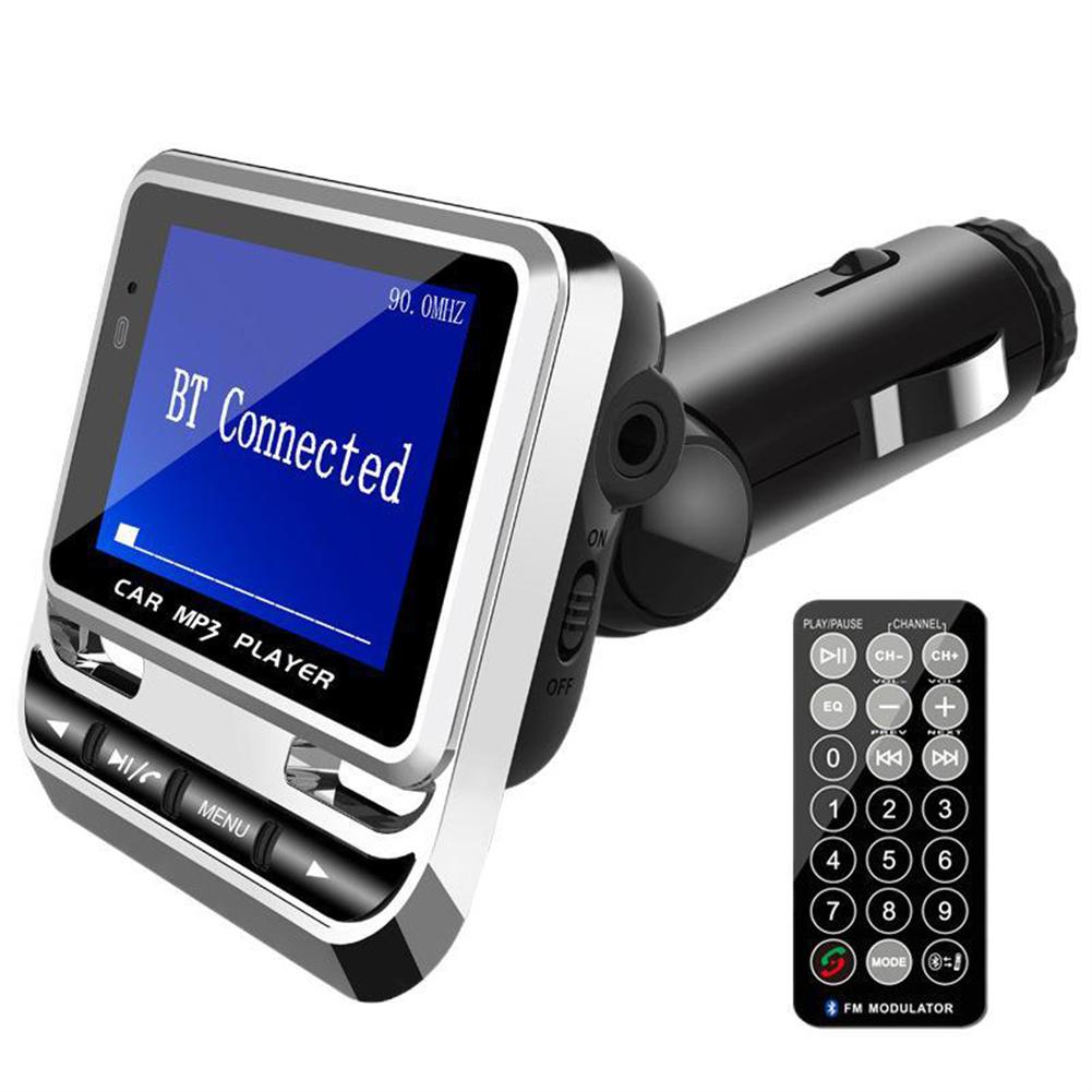 Car FM Transmitter Modulator Bluetooth-compatible Aux Mp3 Music Player 1.4 Inch LCD Screen Handsfree Call Car Kit Accessories