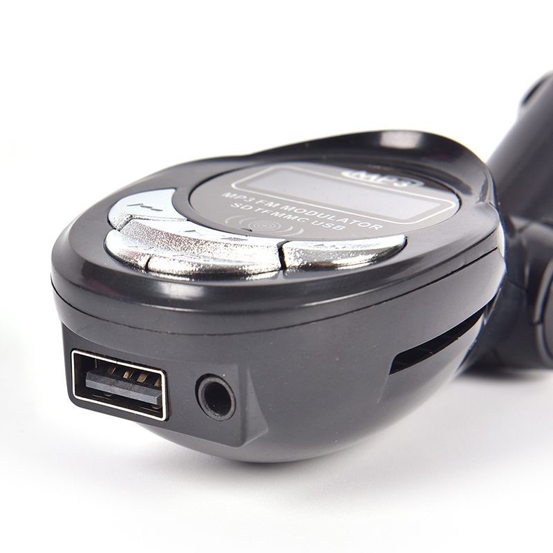 1PC Wireless FM Transmitter Modulator Car MP3 Music Player Latest styles USB SD CD MMC Remote Car Styling MP3 Player