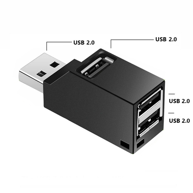 USB 3.0 Hub 3 Ports Portable Fast Data Transfer USB Splitter for Computer Laptop Macbook 2.0 Hub Extender Adapter PC Accessories