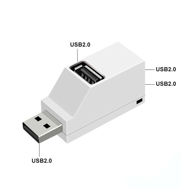 USB 3.0 Hub 3 Ports Portable Fast Data Transfer USB Splitter for Computer Laptop Macbook 2.0 Hub Extender Adapter PC Accessories
