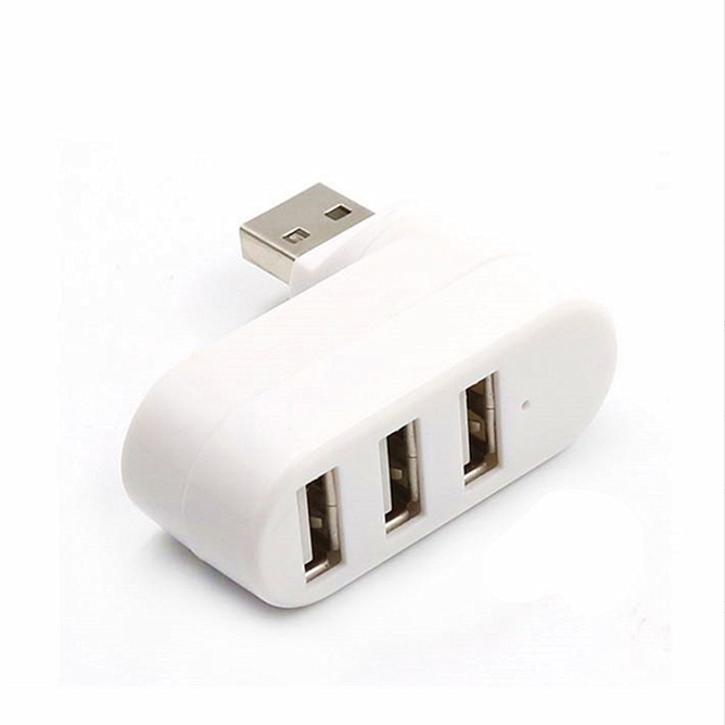 USB Hub 2.0 Adapter Rotate High Speed U Disk Reader Splitter 3 Ports USB 2.0 for Computer PC Laptop Mac Mini Accessories
