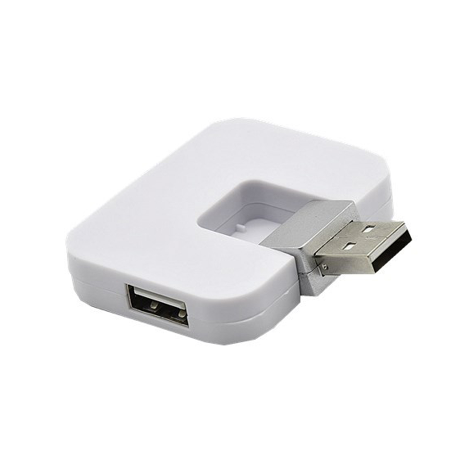 Rotatable USB2.0 HUB 4 Port USB Splitter Expander Data Cable Hub Splitter Power Adapter USB HUB for Car Laptop PC with U Disk