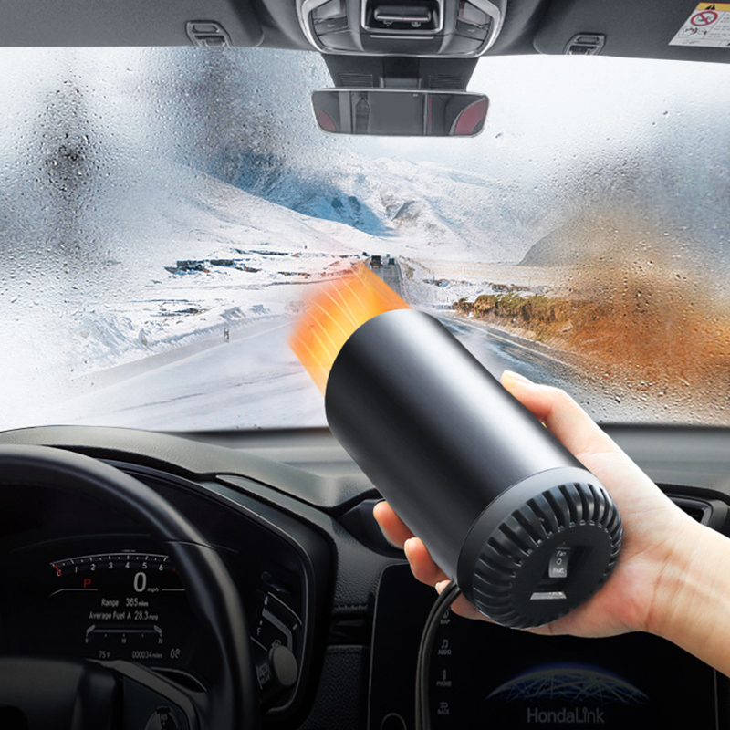 Car Heater Defroster 12V 150W Car Defogging Snow Heater Upright Windscreen Demister with Air Purification