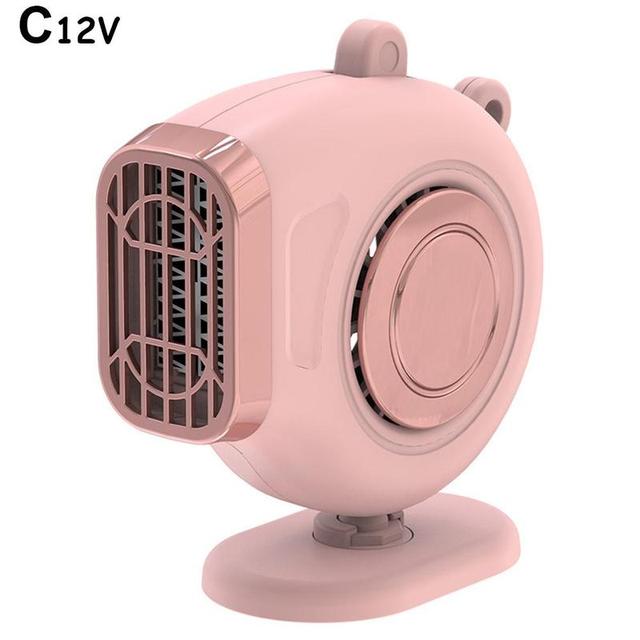 12V/24V Portable Car Heater Electric Vehicle Heating Fan Driving Defroster Electric Dryer Windshield Defogging Demister Defroste
