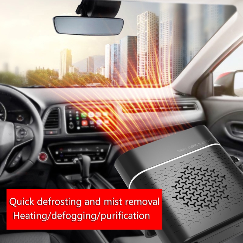 Portable Car Electric Heater Fan Windshield Defogging Demister Defroster for Car Boat Motorhome