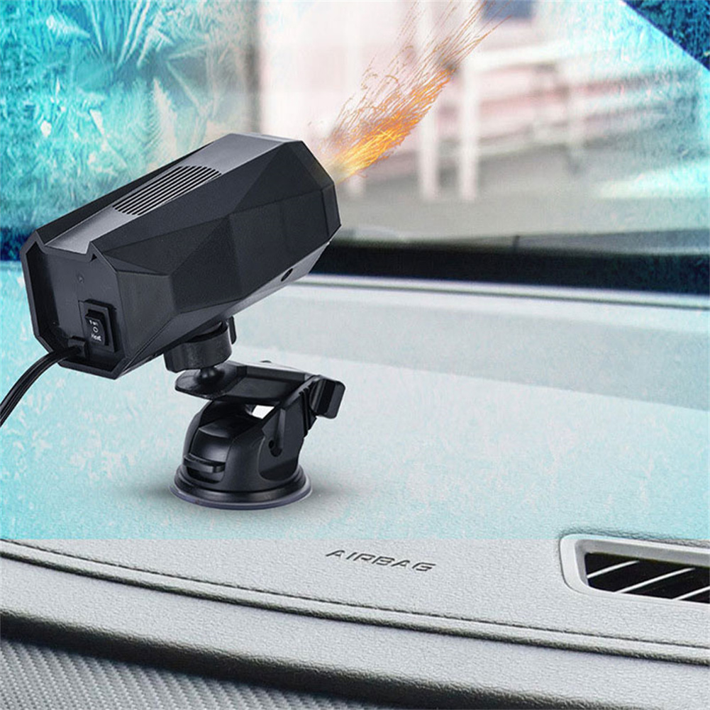 New 2 In 1 Car Heater 150W Electric Cooling Heating Fan Car  Windshield Defogging Demister Defroster Air Heater Warmer 12V