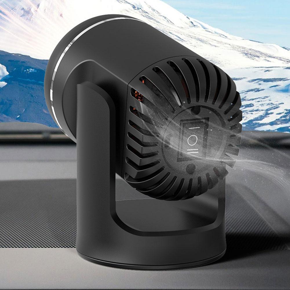 12V/24V Car Heater Electric Cooling Heating Fan Portable Electric Dryer Windshield Defogging Demister Defroster Car Van Heat