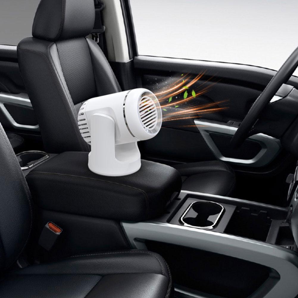12V/24V Car Heater Electric Cooling Heating Fan Portable Electric Dryer Windshield Defogging Demister Defroster Car Van Heat