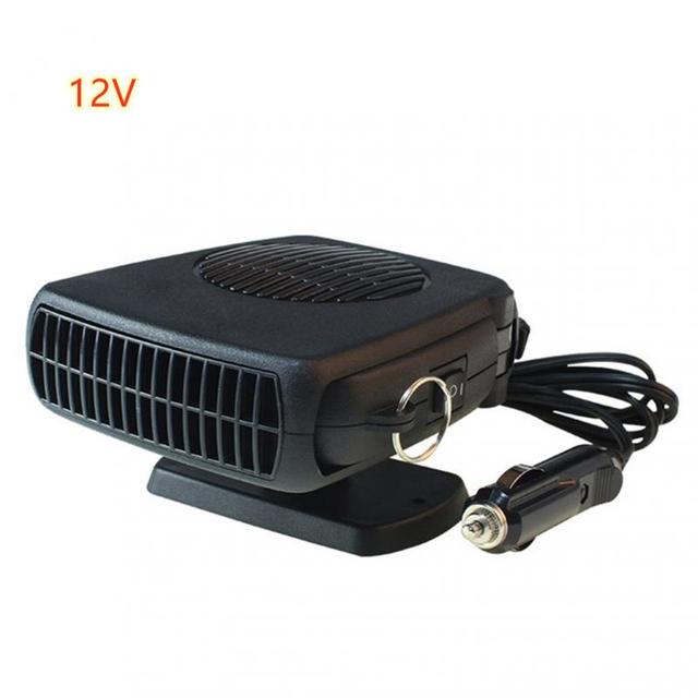 12/24V Car Vehicle Cooling Fan Hot Warm Heater Windscreen Demister Defroster 2 In 1 Portable Auto Car Van Heater Car Accessories