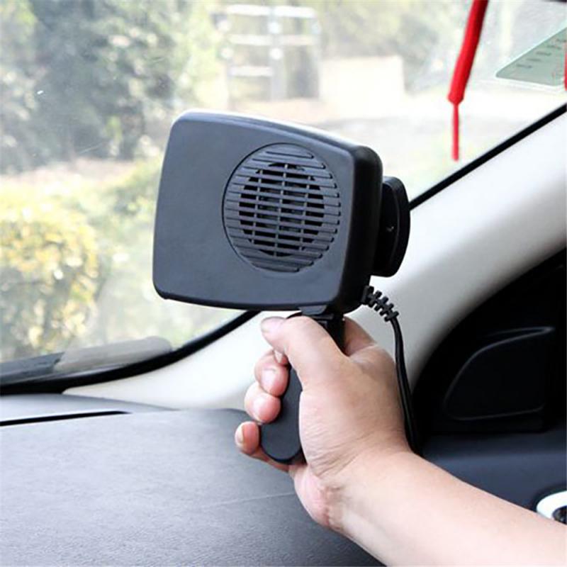 12/24V Car Vehicle Cooling Fan Hot Warm Heater Windscreen Demister Defroster 2 In 1 Portable Auto Car Van Heater Car Accessories