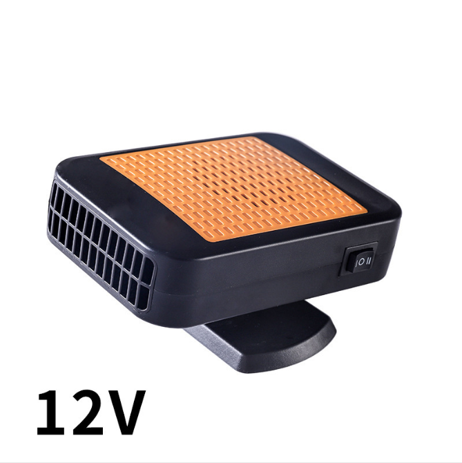 Car Heater 12V/24V 200W Portable 360 Degree Adjustable Electric Heater Cooling Fan Air Purifier Windscreen Defogging Defroster