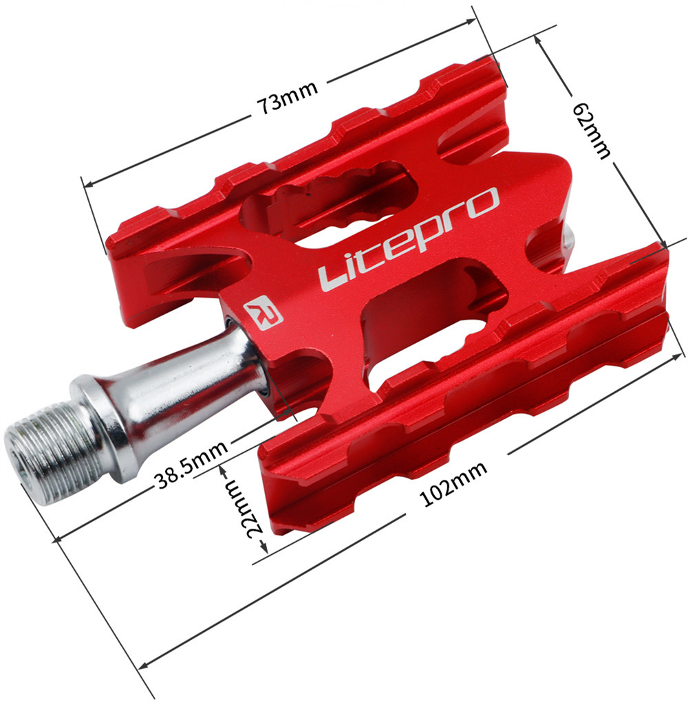 Folding Bike Pedal Sealed Bearing For Brompton Fnhon Aluminum Alloy Non-slip MTB Road BMX Universal Bicycle Pedals