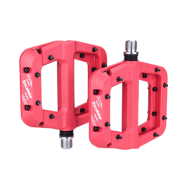 2pcs MTB Bike Pedal Nylon 2 Bearing Composite Mountain Bike Pedals High-Strength Non-Slip Bicycle Pedals Surface