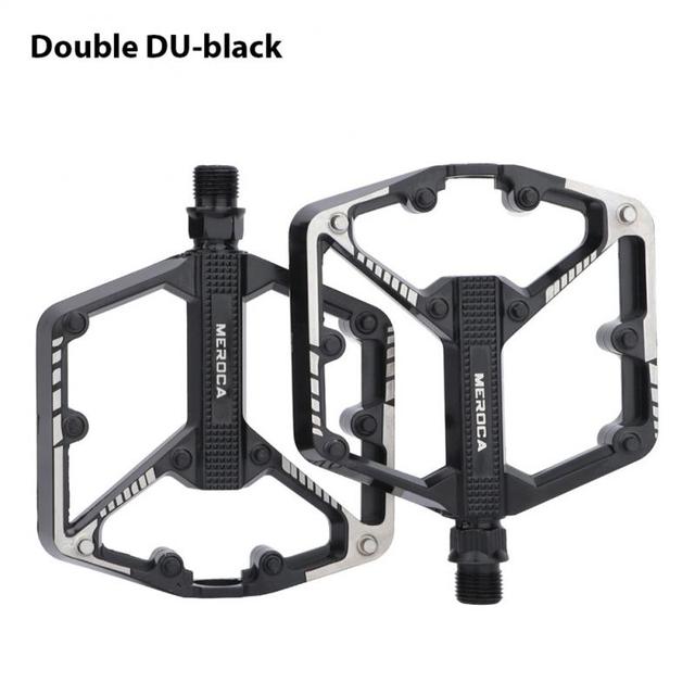 2pcs Mountain Bike Bicycle Pedals Cycling Ultralight Aluminium Alloy 4 Bearings MTB Pedals Bike Pedals Flat
