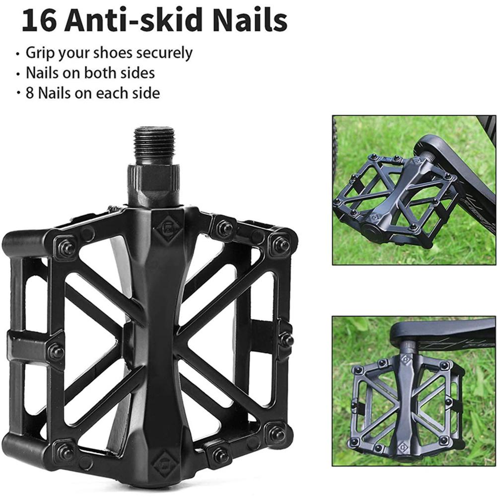 1 Pair Bicycle Pedal Aluminum Alloy Bike Pedal MTB Road Cycling Sealed  Pedals Ultra-Light Bicycle Parts Quick Release Bearing